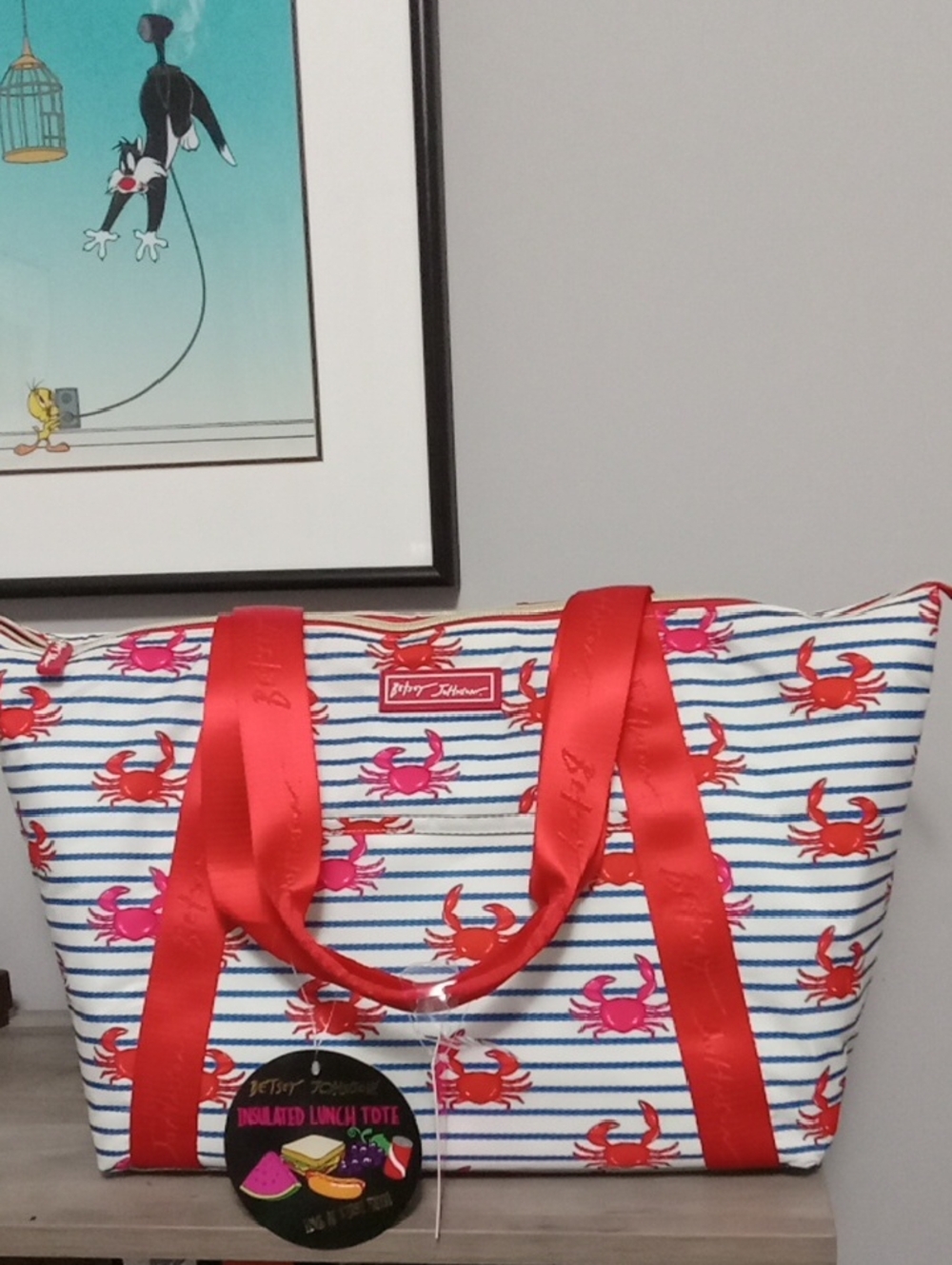 Betsey Johnson E/W Cooler Tote 🦀🦀🦀🦀🦀